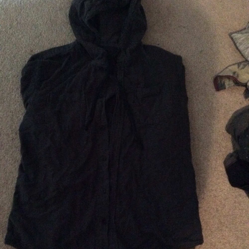 Button-Up Hoodie